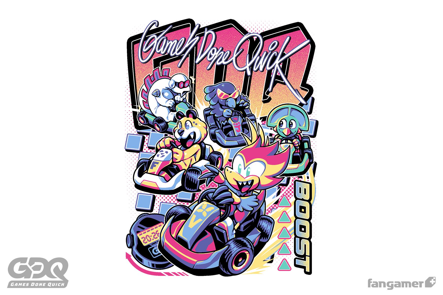 Preorders are live for our AGDQ 2026 merch! ✨ Beginning now, when you order anything in our GDQ collection we'll donate the proceeds to @preventcancer during the event!  #AGDQ #PreventCancer #Fangamer #CharityEvent #Speedrun