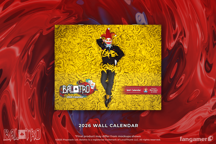 Balatro 2026 Wall Calendar - Balatro