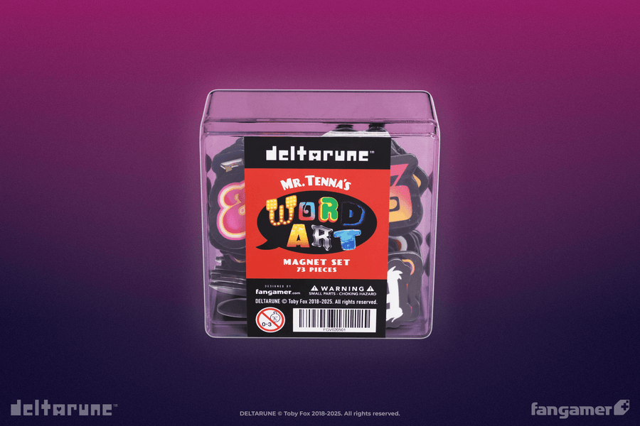Mr. Tenna's Word Art Magnet Set - DELTARUNE